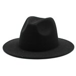 Panama Fedora Hats Manufacturer - Wholesale High Quality Wide Brim Solid Colors Blank Winter Warm Vintage Jazz for Women
