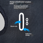 Ski Mask Manufacturer - High Quality Custom Logo Nylon Outdoor Sports Windproof Warm Full Face Balaclava with Hood