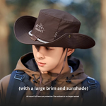 Bucket Hat Manufacturer - Men's and Women's Denim Wide Brim Vintage Western Cowboy Style for Summer Fishing