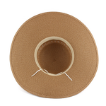 Women's Cowboy Hat Manufacturer - Designer Wide Conch Shell Decorated Raffia Woven Straw Casual Summer Paper