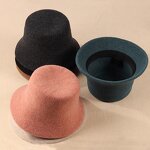 Fisherman Hat Manufacturer - 2023 OEM Wholesale High Quality 100% Wool Fedora Custom Flat-topped Plain Outdoor Casual