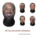 Balaclava Manufacturer - Celebrity Fun Digital Print Full Face Breathable Ski Mask in Polyester for Parties Holidays