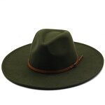 Fedora Sombrero Hat Manufacturer - High Quality Mixed Color Faux Wool Hand Embroidered for Outdoor Sports Business Casual