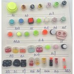 Buckles Manufacturer - Nylon Rope Cat Eye Button Pig Nose Color Matching Spring