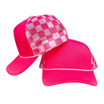 Snapback Hat Manufacturer - Personalized Custom Checkered 5-Panel Mesh Sports Trucker Summer Outdoor