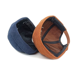 Corduroy Hat Manufacturer - Autumn and Winter Trendy Men's Small Round Brimless Skullcap Fashionable Landlord