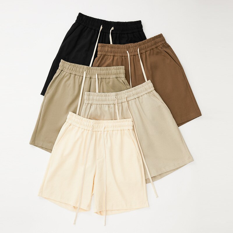 Shorts Manufacturer - 100% Organic Cotton Thick Fabric Breathable Printed Knee Length Eco-Friendly Casual Sports Basketball