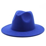 Panama Fedora Hats Manufacturer - Wholesale High Quality Wide Brim Solid Colors Blank Winter Warm Vintage Jazz for Women