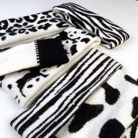 Ski Headband Manufacturer - High Quality Custom Made Acrylic Jacquard Knitted Plaid Dots Bows Camouflage Beach Business