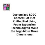 Beanie Manufacturer - High Quality YOLO Unisex Jacquard Knitted Ski Cap Letter Pattern 3D Puff Embroidery