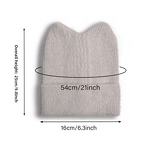 Winter Beanie Manufacturer - 2025 Chic Women's Cuff Cute Cat Ear Design Solid Color Hand Embroidered 3D for Travel
