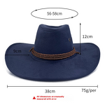 Western Cowboy Cap Manufacturer - with Faux Fur Leather 3D Embroidery Digital Printing Summer Outdoor Camping for Travel