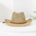 Summer Cowboy Hat Manufacturer - Western for Men Women Seagrass Hollow Breathable Straw Casual Sunshade Vacation