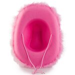 Cowgirl Hats for Women Manufacturer - New Pink Western Style Rolled Fedora Feather Edge for Fishing Travel Party-Ready