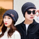 Winter Hat Set Manufacturer - Soft Thicken Wool Ski Men Women Warm Hats Neck Warm Kitted for Men Beanie