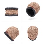 Winter Hat Set Manufacturer - Soft Thicken Wool Ski Men Women Warm Hats Neck Warm Kitted for Men Beanie
