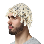Turban for Men Manufacturer - Cashew Tassels Braid Head Wraps Satin Lined Halo Durag Hijab