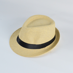 Panama Fedora Hat Manufacturer - Hot Sale Summer Custom Printed Logo Fashion Paper Grass Jazz for Men Women Beach