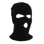 Balaclava Manufacturer - Adult Knitted Men's 3 Hole Winter Ski Custom Embroidery