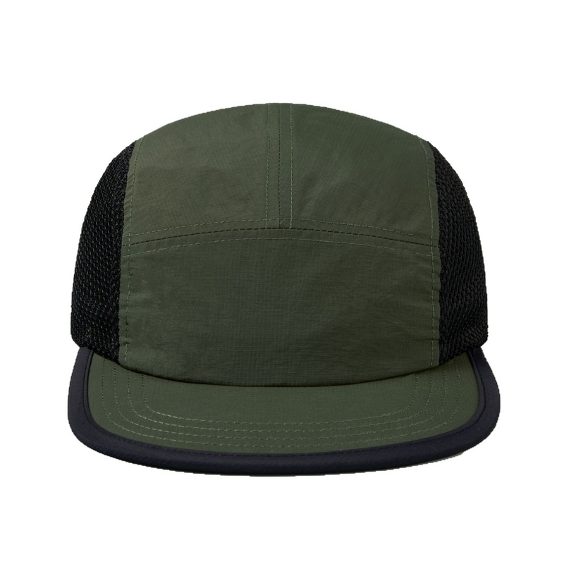 Baseball Cap Manufacturer - American Style Quick-Dry Lightweight Navy Orange 6-Panel Mesh 100% Polyester Breathable Soft Brim