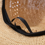 Bucket Hat Manufacturer - Factory Supply Wholesale Striped Raffia Straw Floppy with Crochet Design for Unisex Beach