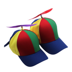 Baseball Cap Manufacturer - Top Quality 6 Panel Rainbow Snapback Sun Protection Detachable Propeller