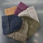 Beanie Cap Manufacturer - Custom Embroidery Logo Vintage Washed Distressed Retro Winter Thick Skull