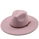 Fedora Sombrero Hat Manufacturer - High Quality Mixed Color Faux Wool Hand Embroidered for Outdoor Sports Business Casual