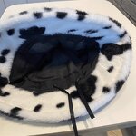 Winter Fisherman Hat Manufacturer - Cow Horn Fashion Plush Thickened Warm Fur Bucket