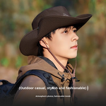 Bucket Hat Manufacturer - Men's and Women's Denim Wide Brim Vintage Western Cowboy Style for Summer Fishing