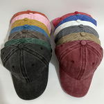 Baseball Cap Manufacturer - Customizable Vintage Duckbill Washed Denim Striped Fisherman Sun Protection Breathable