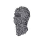 Balaclava Manufacturer - Winter Grassy Windproof Distressed Knit Full Face with Fuzzy Character Style Comfortable Knit Beanie
