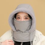 Winter Balaclava Manufacturer - Wholesale Fashion Polar Fleece Lined Hood Men Women's Thick Warm Ski Mask Outdoor Sports