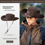 Bucket Hat Manufacturer - Men's and Women's Denim Wide Brim Vintage Western Cowboy Style for Summer Fishing