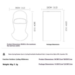 Balaclava Manufacturer - High Quality Custom Embroidery Digital Printing Patch Logo Unisex Outdoor Riding Breathable Waterproof