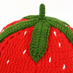 Bucket Hat Manufacturer - Handmade Knit Strawberry Leaf Edge Pullover Ruffled Fisherman Girl Crochet Casual