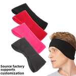 Fleece Headband Manufacturer - Custom Logo Embroidery Cross-Border Outdoor Cycling Plush Ear Protection Windproof Warm Fitness