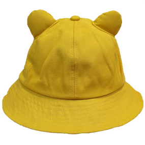 Bucket Hat Manufacturer - Customized Cute Cat Ears 3D Embroidery for Unisex Designer Outdoor Sunscreen Summer