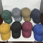 Baseball Cap Manufacturer - Customizable Vintage Duckbill Washed Denim Striped Fisherman Sun Protection Breathable