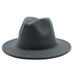 Panama Fedora Hats Manufacturer - Wholesale High Quality Wide Brim Solid Colors Blank Winter Warm Vintage Jazz for Women