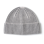 Winter Beanie Manufacturer - Custom Blended Color-Blocked Stripes Warm Knitted Cuffed Skull Cap for Outdoor