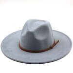Fedora Sombrero Hat Manufacturer - High Quality Mixed Color Faux Wool Hand Embroidered for Outdoor Sports Business Casual