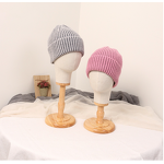 Winter Beanie Manufacturer - Custom Blended Color-Blocked Stripes Warm Knitted Cuffed Skull Cap for Outdoor