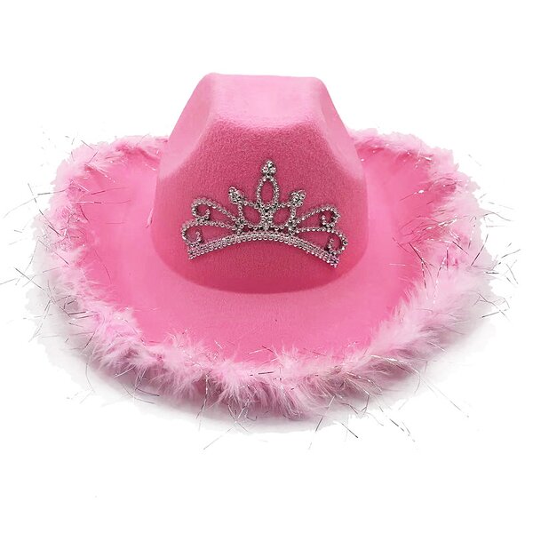 Cowgirl Hat Manufacturer - Pink Bling Sombrero Playeros Novelty Pink Western