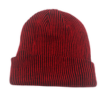 Knit Hats Manufacturer - Custom Logo Striped Acrylic Riding Ear Protection Warm Curly Brimmed Two Toned