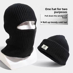 Winter Knitted Hat Manufacturer - High Quality Balaclava Dual-use Outdoor Ski Mask Skull Custom Design Warm for Men