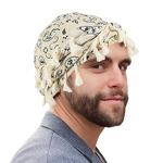 Turban for Men Manufacturer - Cashew Tassels Braid Head Wraps Satin Lined Halo Durag Hijab