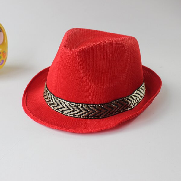 Children's Jazz Caps Manufacturer - Parenting Style Summer Fast Dry Panama Fedoras Outdoor Sunhat Performance Hat for Kid