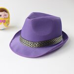 Children's Jazz Caps Manufacturer - Parenting Style Summer Fast Dry Panama Fedoras Outdoor Sunhat Performance Hat for Kid