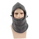 Balaclava Hat Manufacturer - Custom Printed 100% Wool Thick Fleece Unisex Warm Face Athletic Beanie Image for Fishing Winter